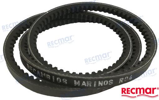 Recmar® drive belt for Volvo Penta MD29 AQ175 AQ200 AQ225 AQ260  966387