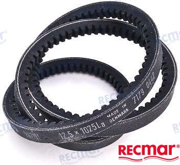Recmar® Alternator belt for Volvo Penta D162 D163 D165 replaces 967111 958491