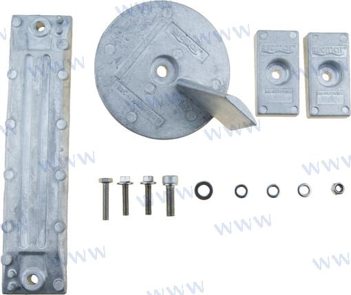 Anodensatz, Aluminium für Honda 75-115 PS Außenbordmotoren