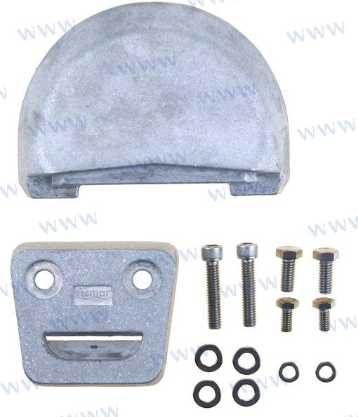 Recmar Magnesium Anodensatz Für Volvo Penta SX-A/DPS - Boot Motor Schutzanode