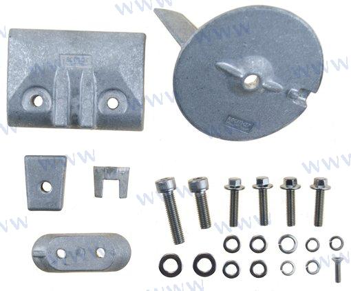 thumbnail image 2 of Quicksilver Aluminum Anode Kit For Suzuki 40-50 HP Outboards - Protects Against Galvanic Corrosion 2 of 6