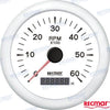 Tachometer 6000 rpm White