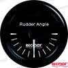 Rudder Angle Gauge 0/190 Black
