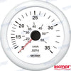 속도계 0-35mph 흰색