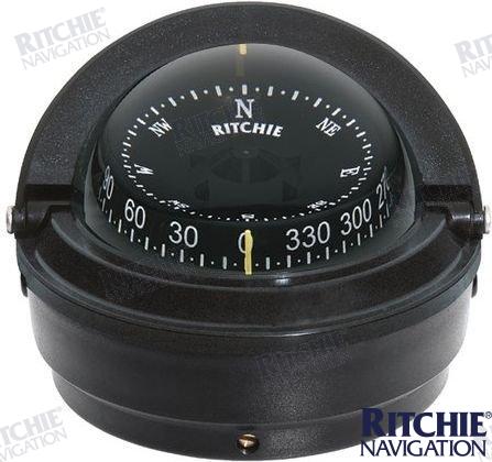 Ritchie Voyager Compass Surface Mount S-87 (BLACK)