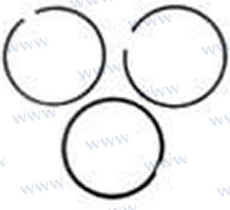 Volvo Penta® Piston ring kit MD2010 MD2020 O/S 0.25mm 861955