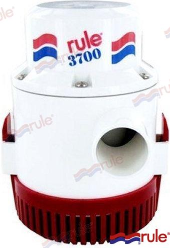 Rule® Bilge Pump 3700GPH 24V DC Non-Automatic RU16A