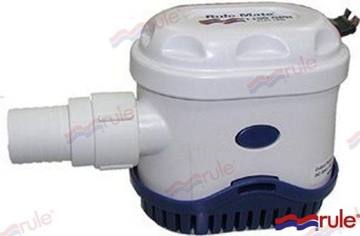 Rule® 빌지 펌프 500GPH 24V 자동 RU50024