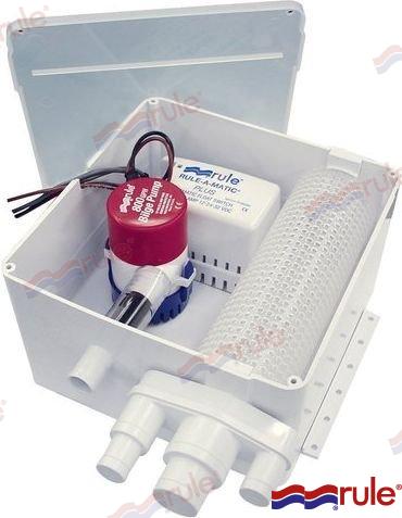 Rule®  SHOWER SUMP SYSTEM 800GPH 12V RU98A