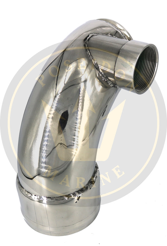 Sedilmare® koljeno od nehrđajućeg čelika Volvo Penta D63 D71 D73 D74 3830988