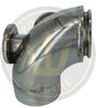Sedilmare Stainless Steel Elbow for Volvo Penta D4 reference to: 3884701 3583856 22948832