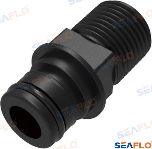 SEAFLO® MNPT 직선형 O링 포함 3/4" x 1/2" MNPT SF41F004