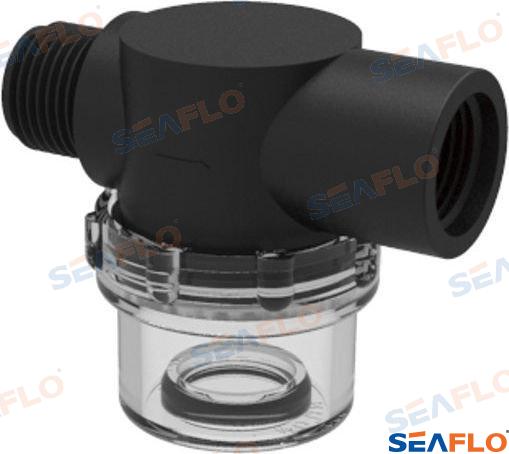 SEAFLO® PUMP FILTER 1/2"-14 MNPT 1/2"-14FNPT INL SF51S01