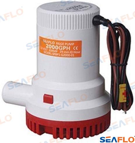 SEAFLO® 여름용 빌지 펌프 2000GPH 12V SFBP1G200001