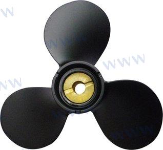 Aluminium propeller met 3 bladen, 8,25 x 8 inch.