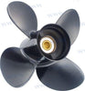 Propeller Alu. 4-blade 14.25"x19" 150-225 hp