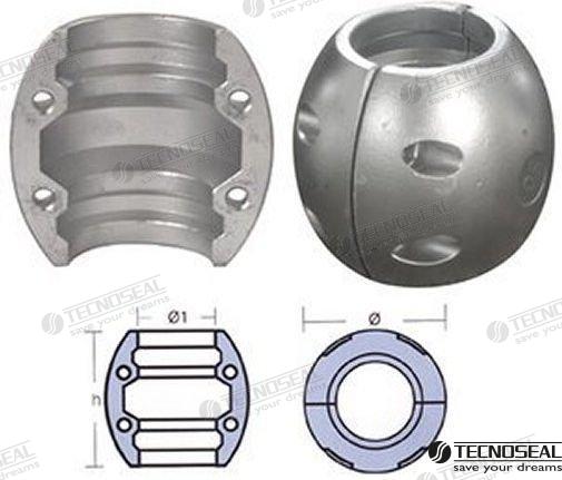샤프트 양극 48mm.