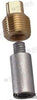 Volvo Penta blyantsanode Ø15 L.40 med messingprop, 1/2'' Bspt
