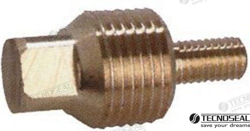 볼보 펜타 황동 플러그 th.1/2'' Bspt + 수나사 M8