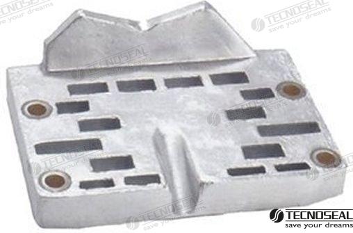 Zink anode voor Rigg -Johnson & Evinrude & Omc