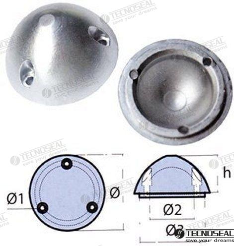 Anode zink Variprop propellermoer DF-112