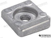 Tecnoseal® zinc plate anode for Honda outboards BF 8HP-50HP 41106-ZW9-000
