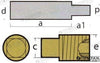 Caterpillar pencil anode zinc
