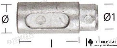 Lombardini potlood anode zink
