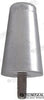 Tecnoseal® 02525AL Aluminum Anode conic rod Hamilton Jet HJ274 HJ322 HJ362 111654