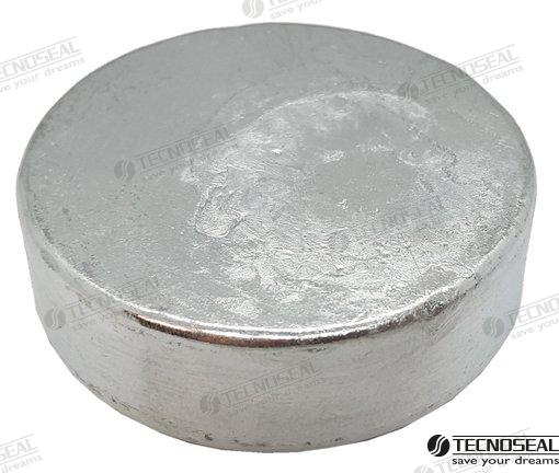 Schijf van zink, diameter 60 mm, 20100