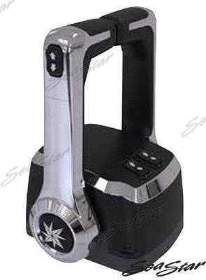 Remote control chromed top mounted for twin-engine applications with trim/tilt