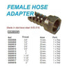 Goldenship® FEMALE NIPPLE AISI 316 1/2 - 15 (2) GS30509