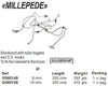 MILLIPIEDE SET FOR MAST  2 M.