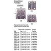 DOOR HINGE 100*100*2