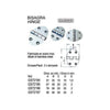 OVAL INOX HINGE 51X35 (PACK 2)