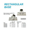 RECTANGULAR BASE 60? 7/8"