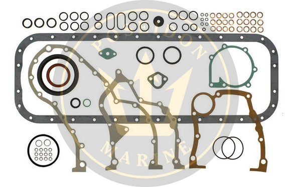 Crom® Oil pan gasket Set Volvo Penta AD41 TAMD41 KAD43 KAD44 876774 876362