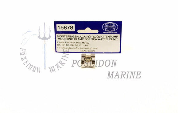 Support de fixation de pompe à eau pour Volvo Penta MD1 MD2 MD6 MD7 MD11, 17 833878
