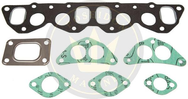 Exhaust manifold gasket kit for Volvo Penta MD22A MD22L-A inc.: 859785 859834 22152