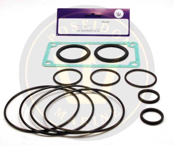 Heat exchanger seal kit for Volvo Penta AD30A AQAD30A MD30A TAMD30A TMD30A