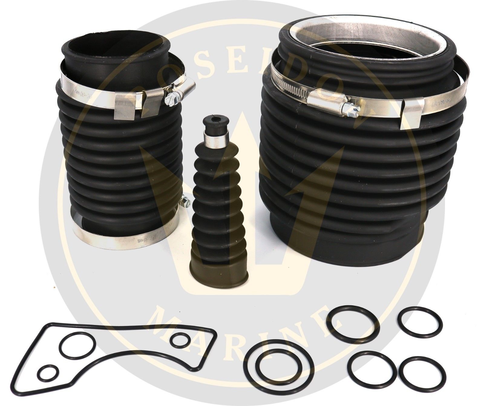 Marine Exhaust Bellows For MerCruiser Stern Drive - Fits Alpha One, Bravo 1-3, V6 & V8 Engines