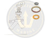 Vacuum valve seal kit for Volvo Penta RO: 3818424 875738