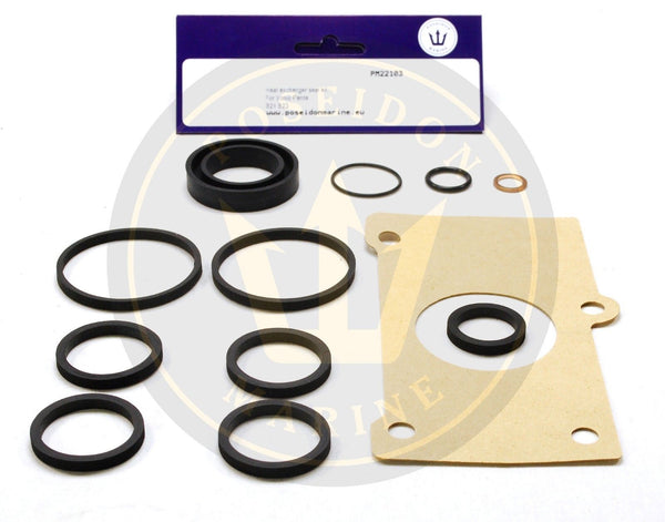 Heat exchanger seal kit for Volvo Penta AQ120B AQ125A AQ125B AQ140A AQ145 831924 22103