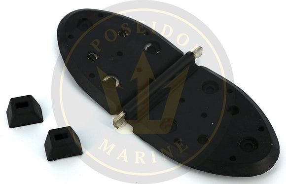 Rubber exhaust Y-pipe shutter flapper for Mercruiser V6 V8 1996 -UP RO: 807166A1