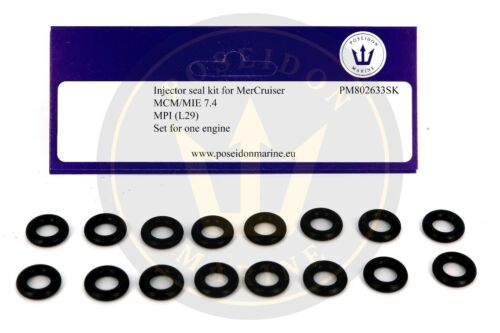 Fuel injector seal kit for MerCruiser 802632T 849896 7.4