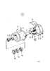 Water pump repair kit for Volvo Penta MD3 MD17 AQ115 AQ130 875698 pump 829895